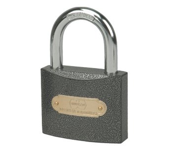 Image of Harrison CL 0322 40mm Small Cast Iron Pincylindrical Lock (Brass and Metallic)