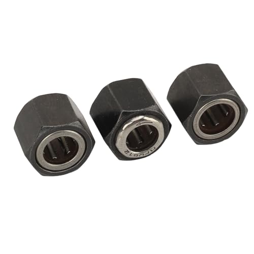 RC Pull Start Parts, 3Pcs RC 12 Mm Hex Nut One Way Bearing R025 Compatible Starters & Parts for 1/10 RC Car Combustion Engines & Parts