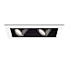WAC Lighting MT4LD211NE-S930-BK 90CRI LED Precision Multiple Two Light New Construction IC Rated Housing in 3000K 90 CRI Spot Beam, 2, Black