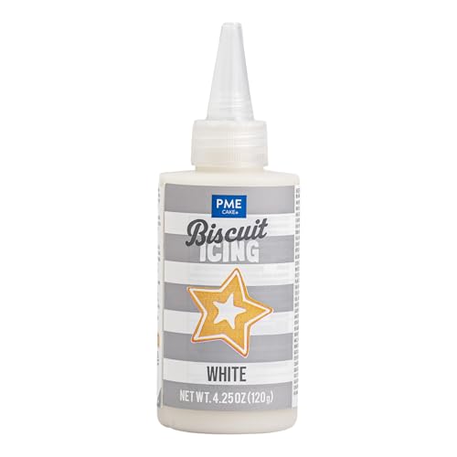 PME Cake Glaseado para Galletas – Blanco (120 g / 4.25 oz)