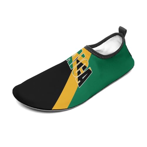 Jamaica Flag Jamaican Man Woman Water Shoes Quick Dry Barefoot Shoe Beach Surfing Swim Pool Yoga Sock3