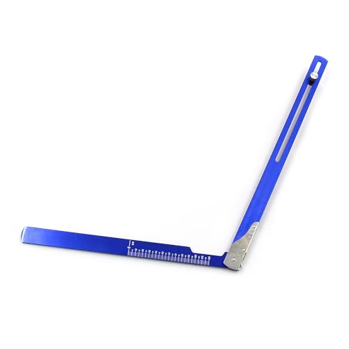 Image of Sliding Sag Scale Tool Compatible for Dirt Bike Folding Sag Scale 2 Works on Mini and Full Size Motorcycles Extended length 27 3 /8 inch (720 mm) Folded length 15 3 /4 inch (400 mm)