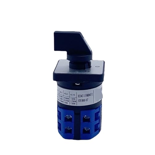 Interruptor de leva giratorio LW26-10/2 con conmutador rotativo de 10 A 3