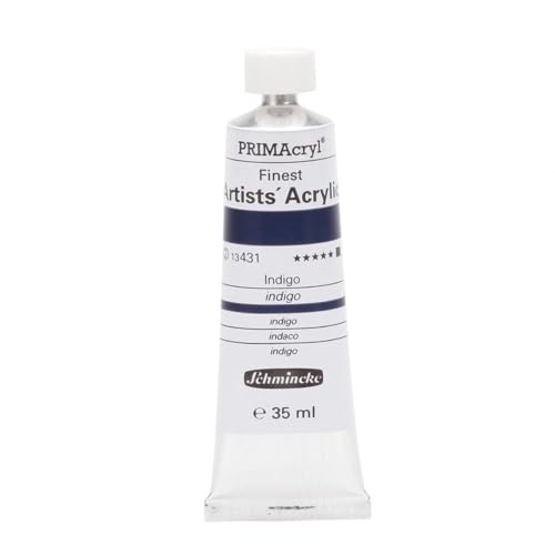 Schmincke – PRIMAcryl® - feinste Künstler-Acrylfarben, Indigo - 35 ml Schmincke – PRIMAcryl® - feinste Künstler-Acrylfarben, Indigo - 35 ml