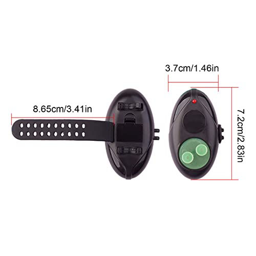 Jojocy 5Pcs Fishing Bite Alarm Indicator Led Light Fishing Bite Alarms Bell With15 Batteries Electronic Sensitive Sound Alert Fishing Bell For Rods Daytime Night Outdoor #TOP1