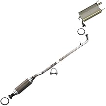 Northeastern Exhaust | Stainless Steel Resonator and Muffler Exhaust System Kit Compatible for Toyota Camry 2007-2011 2.4L | Free Gaskets and Clamp Included | Automotive Replacement Part