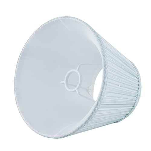 Uno Lamp Shade,Drum Pleated Lamp Shades 5' Top x 9' Bottom x 7' Slant Height,Barrel Small Replacement Lampshade (Uno Fitter), Fabric Lampshades Table lamp Shades Bottle Lamp Shade,1 Pack(Light Green)