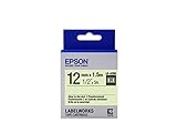 Epson LabelWorks Glow-in-the-dark LK (Replaces LC) Tape Cartridge ~1/2