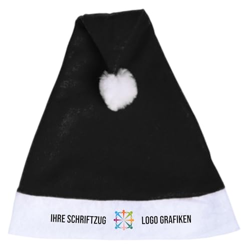 Nikolausmützen mit Logo 23 Generic Weihnachtsmütze Nikolausmütze Wichtelmütze mit deinem...