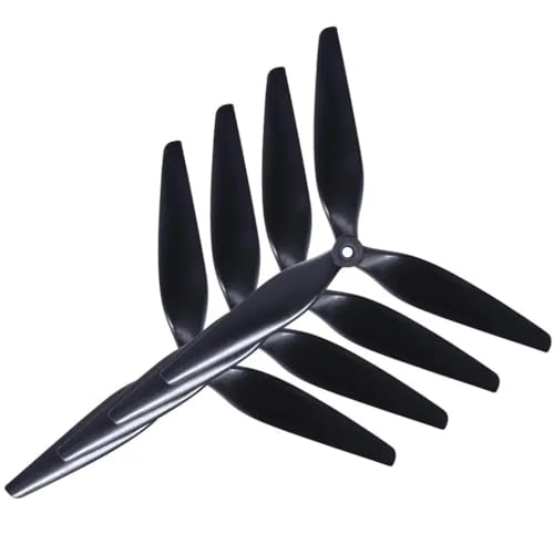Hélice noire 10 pouces 10X4.5X3 tripale pour drone quadcopter lot de 4 pièces