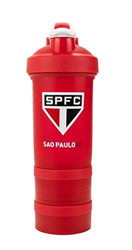 Garrafa Shakeira Com Mola São Paulo 500ml