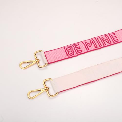 Image of NLCAC Beaded Purse Strap Replacement Crossbody Bag Strap Mardi Gras Valentines Day Holiday Crossbody Strap for Bags