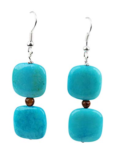 Preisvergleich Produktbild TreasureBay Ohrringe, natürliches blaues Spinnen-Design, für Damen