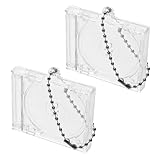 Matériau durable : fabriqué en acrylique, ce porte-clés est résistant et durable, ainsi la protection de vos précieux mini-albums CD pendant longtemps. porte-clés pour homme, mini-cd de collection