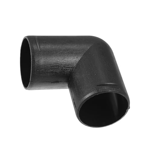 Motoforti Universal Car Air Diesel Heater Duct, Car Heater Warm Air Ducting Pipe Elbow Outlet Connector, 1.65'' 42mm OD, Plastic, Black