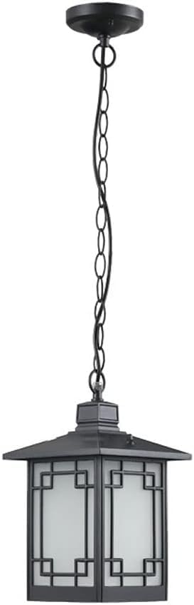 Lanterne suspendue étanche IP23 en aluminium luminaire extérieur de cour réglable