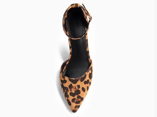Image of Juliet Holy Womens Pumps Point Closed Toe Heels Buckle Ankle Strap D'Orsay Heeled Sandals