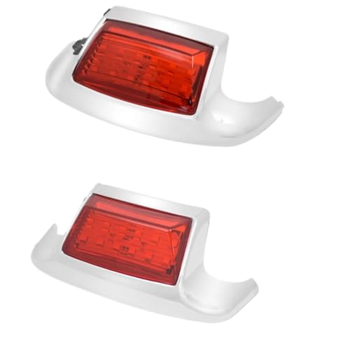 Luz trasera luces embellecedoras motocicleta Touring Road King Softail guardabarros