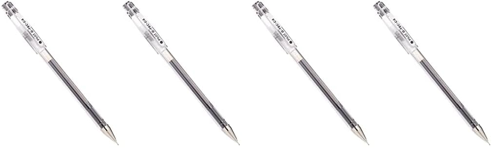Pilot G-Tec Gel Pen 2-Pieces, 0.4 mm Size, Black