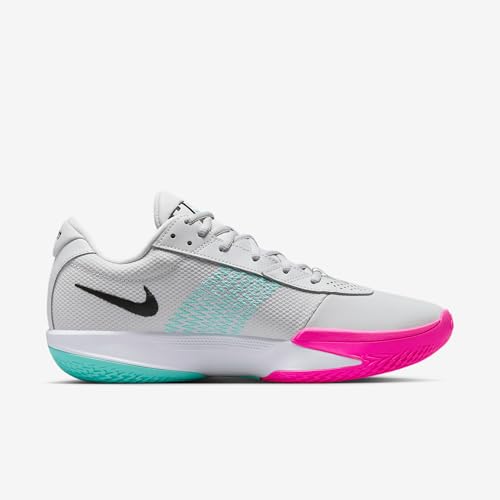 Nike G.T. Cut Academy Basketball Shoes (FB2599-010, Photon Dust/Pink Blast/Dynamic Turquoise/White)3