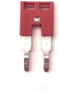 Dinkle DSS4N-02P DIN Rail Terminal Block Press-Fit Jumper DK4N Two Pole, Pack of 50