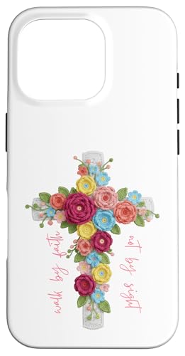 Walk By Faith Not By Sight �ԕ������j�҂݃X�^�C�� �N���X �X�}�z�P�[�X iPhone 16 Pro �p