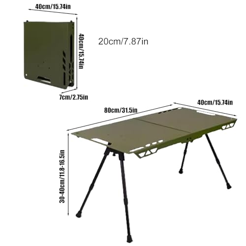 Table de cuisson extérieure pliante pour barbecue et plage - 6