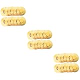 Lurrose 3 Series Pegatinas De Pared De Registro Retro Música Alegría Calcomanías De Pared Accesorios Pegatinas De Salón Para Dormitorio Caso Golden Cartulina 12 Piezas X 3