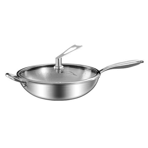 Wok cuadrado de titanio con doble asa 13.39 in