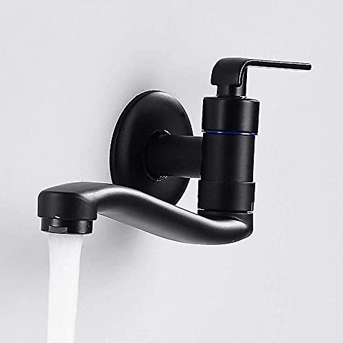 Robinet mural eau froide en cuivre orientable et pliable pour buanderie - 4