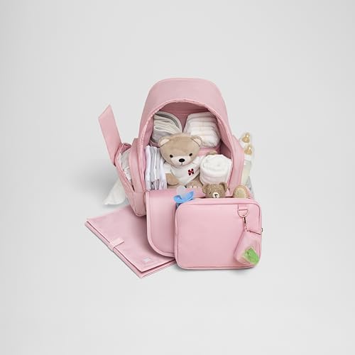 HUGGIES Unisex-adult Signature Hug Pack Diaper Backpack, Bridal Rose, One Size - image 2