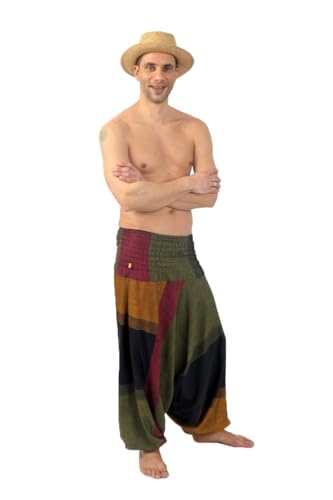 Sarouel Homme Femme élastique taille unique contre les pantalons serrés