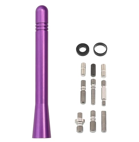 Antenne de toit violette Votex anti-casse en aluminium et acier inoxydable