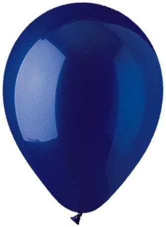 CTI Balloons 912837 Crystal Navy Blue (10 Pk), 12"