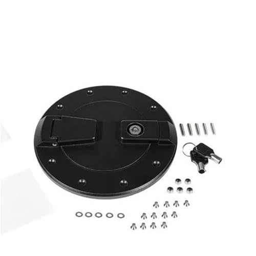 Bouchons de réservoir Hummer H2 aluminium noir pour aventure et tout-terrain