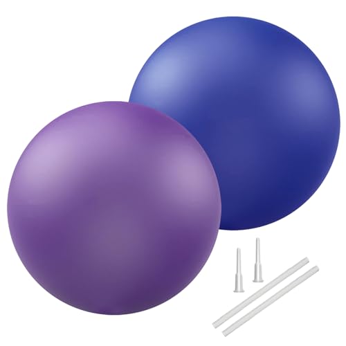 Image of PL-0003 Soft Exercise Ball, Anti-Burst Yoga Ball Chair Supports 2200lbs PL-0003