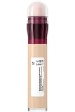 Maybelline New York Instant Anti Age Eraser multifunkcyjny korektor do twarzy z gąbeczką, maskuje zaczerwienienia, cienie i zmarszczki, 00 Ivory, 6,8 ml