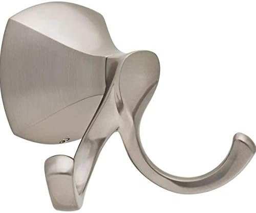 Delta Sandover Double Hook SpotShield Brushed Nickel Towel Hook