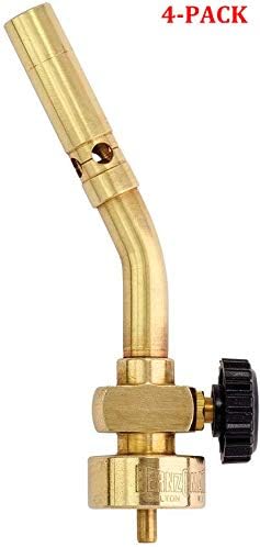 Basic Use UL2317 Brass Pencil Flame Propane Torch Head (Original version (4-Pack))