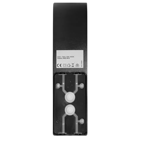 Aplique Pared Exterior LED 20W Foco de Jardín Negro 4000K IP65 3