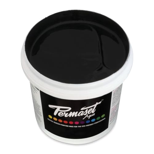 Encre textile Permaset Aqua Noir 1L pour sérigraphie