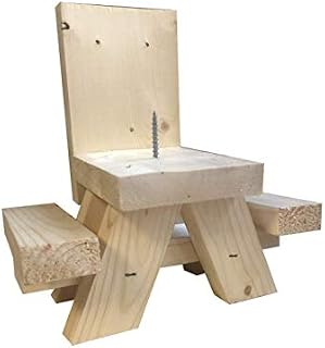 Squirrel Feeder Picnic Table - Hand Made in USA - Uses Corn Cob