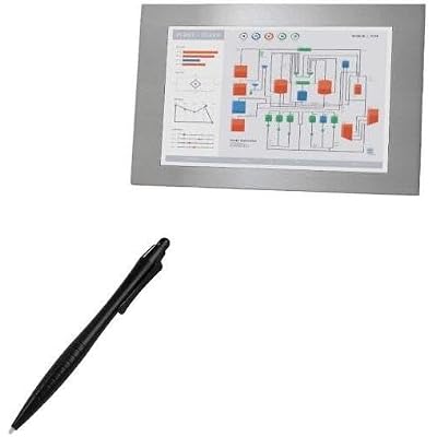 BoxWave Stylus Pen Compatible with SuperLogics SL-LCD-19.5-RTouch-SSB-Wide-DC2 - DirectTip Resistive Stylus, DirectTip Resistive Stylus - Jet Black