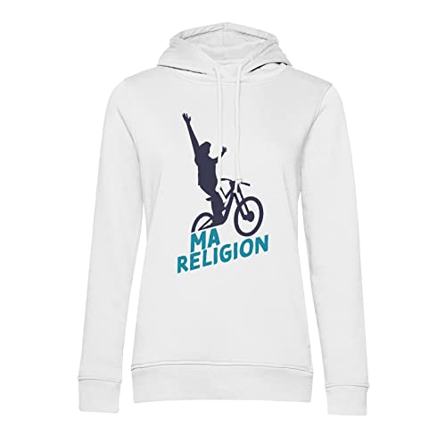 Sweat VTT Ma Religion Graphisme France Cyclisme Idéal pour la Montagne