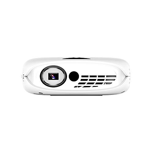 Mini Projector LED Home Office Projection 1080P HD Projector WiFi Connection USB HDMI Port with Remote Controller Tripod