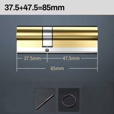 Door Lock Barrel,Lock cylinders, Style with 10 Keys C Grade Lock Replacement Security Entrance Door (Color : 95mm) (Color : A37.5 B47.5 L85mm)