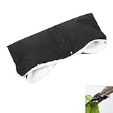 GrammLabbe Kinderwagen Handwärmer Wasserdichter Handschuh Kinderwagen Stockgriff Winter Universalgröße (schwarz)