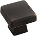 Amerock 55271ORB Blackrock Square Knob, 1-3/16-Inch, Oil-Rubbed Bronze