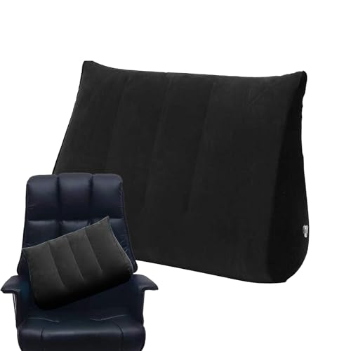manhegari Almohada Caleur Inflable para Viaje, Cojín Ergonómico en Forma de Cuña, Soporte para Quemaduras Estómago Postura Asiento Viaje Relajación Hogar Hospital