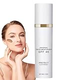 SPF 46 Tinted Moisturiser - Tinted Sunscreen ，Broad Spectrum Protection Against Uva And Uvb Rays，,Anti Aging Foundation,Tinted Moisturiser Face Women,Univ/ersal Colored Moisturizer With SPF 46。